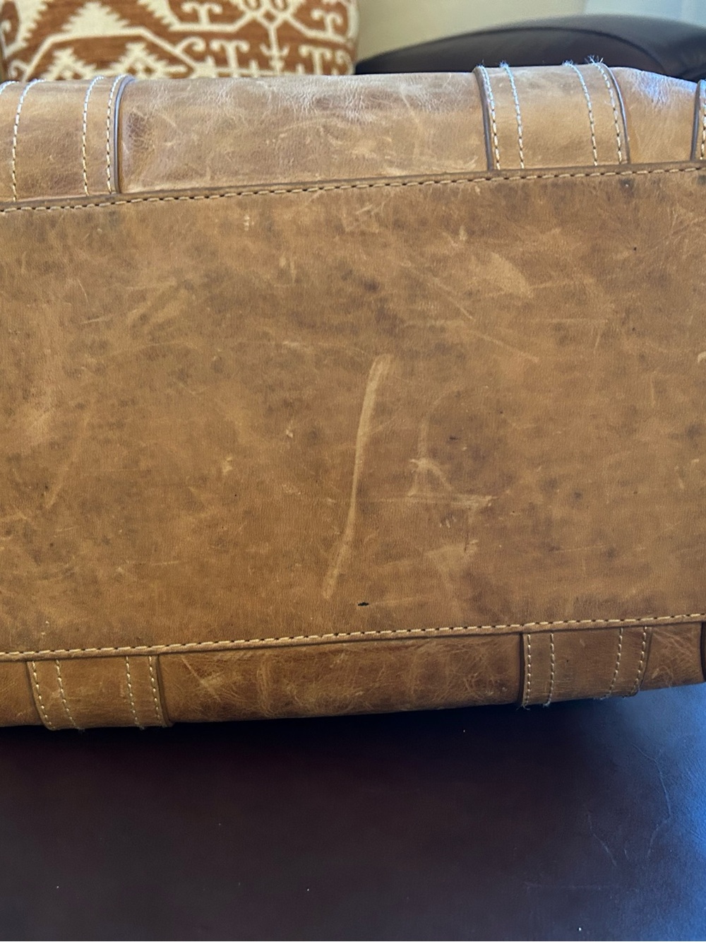 Frye Leather Melissa Shopper Tote Bag - Picture 7 of 9